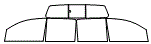 Tint Kit pattern for the 2004 Nissan Titan