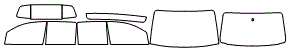 Tint Kit pattern for the 2004 Nissan Titan