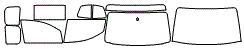 Tint Kit pattern for the 2004 Nissan Titan