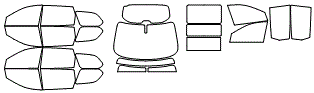 Tint Kit pattern for the 2013 Nissan Pathfinder