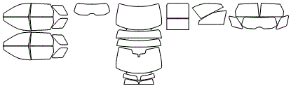 Tint Kit pattern for the 2026 Nissan Pathfinder