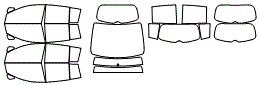Tint Kit pattern for the 2007 Nissan Versa