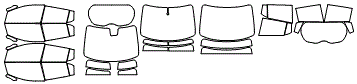 Tint Kit pattern for the 2018 Nissan LEAF