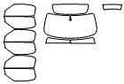 Tint Kit pattern for the 2020 Nissan 370Z Roadster