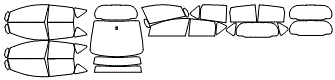 Tint Kit pattern for the 2019 Nissan Versa Note