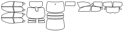 Tint Kit pattern for the 2023 Nissan Qashqai