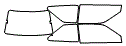 Tint Kit pattern for the 1992 Ford Escort
