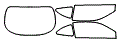 Tint kit pattern for the 2002 Ford Escort ZX2