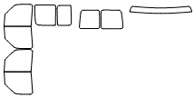 Tint Kit pattern for the 1999 Ford E Series Van