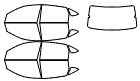 Tint Kit pattern for the 2010 Ford Focus