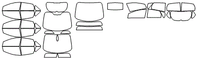 Tint Kit pattern for the 2018 Ford Focus