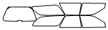 Tint Kit pattern for the 1990 Ford Taurus
