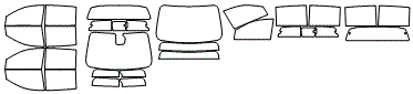 Tint Kit pattern for the 2019 Ford Ranger