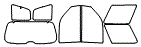 Tint Kit pattern for the 1999 Ford Explorer