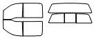 Tint Kit pattern for the 2008 Ford Pickup