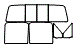 Tint Kit pattern for the 1993 Ford Pickup
