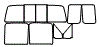 Tint Kit pattern for the 1993 Ford Pickup