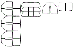 Tint Kit pattern for the 2008 Ford Pickup