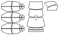 Tint Kit pattern for the 2010 Mercury Milan