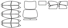 Tint Kit pattern for the 2013 Ford Fusion