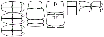 Tint Kit pattern for the 2015 Ford Edge