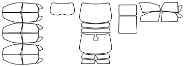 Tint Kit pattern for the 2024 Ford Edge