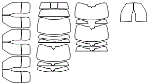Tint Kit pattern for the 2015 Ford F-150