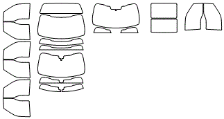 Tint Kit pattern for the 2015 Ford F-150