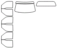 Tint Kit pattern for the 2013 Ford F-350 Dually