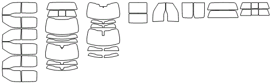 Tint Kit pattern for the 2017 Ford F-450