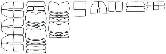 Tint Kit pattern for the 2026 Ford F-600