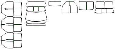 Tint Kit pattern for the 2013 Ford F-350 Dually