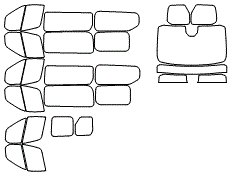Tint Kit pattern for the 2015 Ford Transit