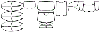 Tint Kit pattern for the 2026 Ford Mustang Mach-E