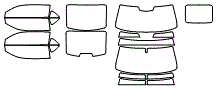 Tint Kit pattern for the 2015 Chevrolet Camaro