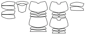 Tint Kit pattern for the 2027 Chevrolet Corvette