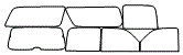 Tint Kit pattern for the 2006 GMC Yukon XL Denali