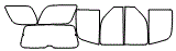 Tint Kit pattern for the 2006 GMC Yukon Denali