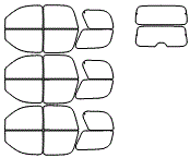 Tint Kit pattern for the 2011 GMC Yukon