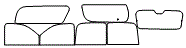 Tint Kit pattern for the 2008 GMC Yukon XL
