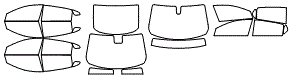 Tint Kit pattern for the 2025 Chevrolet Malibu