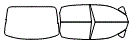 Tint Kit pattern for the 2004 Chevrolet Impala