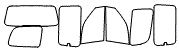 Tint Kit pattern for the 2005 Chevrolet Venture