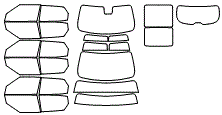 Tint Kit pattern for the 2026 Chevrolet TrailBlazer