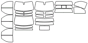 Tint Kit pattern for the 2026 GMC Sierra HD