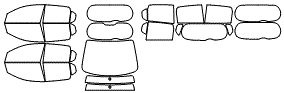 Tint Kit pattern for the 2010 Chevrolet Aveo