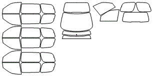 Tint Kit pattern for the 2007 Buick Terraza