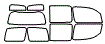 Tint Kit pattern for the 2010 Chevrolet HHR