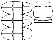 Tint Kit pattern for the 2009 Chevrolet Traverse