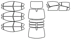 Tint Kit pattern for the 2019 Chevrolet Cruze